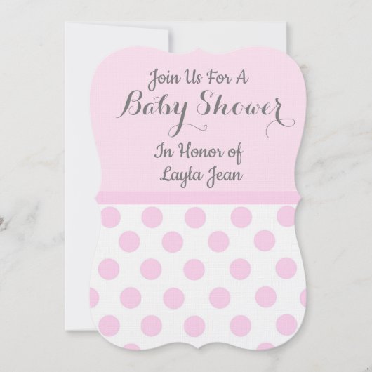 Uitnodiging voor babyfeestje (Voorkant)