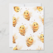 Uitnodiging voor babyfeestje Our Sunshine (Achterkant)