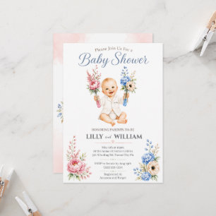 Uitnodiging voor babyfeestje voor IVF-wetenschapsr