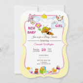 uitnodiging voor babyshower (Voorkant)