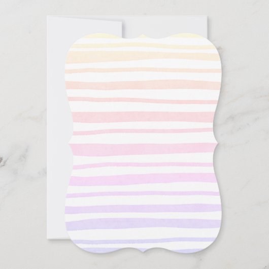 Uitnodiging voor babyshower met leuke draak (Achterkant)