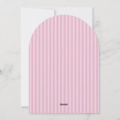 Uitnodiging voor babyshower Schattige draak  (Achterkant)