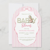 Uitnodiging voor babyshower Schattige draak  (Voorkant)