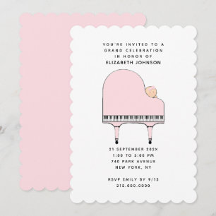 Uitnodiging voor babyshower voor meisje