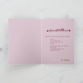 Uitnodiging voor babyshower voor meisje (Binnen)