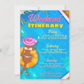 Uitnodiging voor Bach Party - Weekend Route (Achterkant)