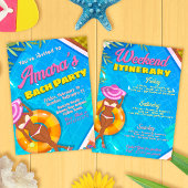 Uitnodiging voor Bach Party - Weekend Route