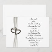 Uitnodiging voor Bachelorette uit de Black/White D (Voorkant / Achterkant)