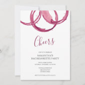 Uitnodiging voor Bachelorette voor wijnteelten (Voorkant)