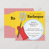 Uitnodiging voor backyard Barbeque (Voorkant / Achterkant)