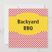 Uitnodiging voor backyard Barbeque (Achterkant)