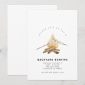 Uitnodiging voor backyard-partij (Voorkant / Achterkant)