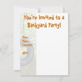 Uitnodiging voor backyard-partij (Achterkant)