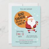 Uitnodiging voor Bad Santa Holiday Party (Voorkant)