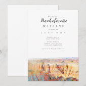 Uitnodiging voor Badlands Bachelorette (Voorkant / Achterkant)
