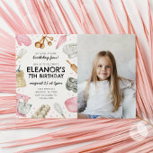 Uitnodiging voor bakken verjaardagsfoto Cupcake Ui