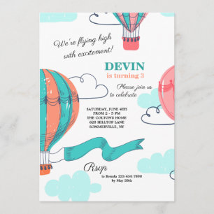 Uitnodiging voor ballonvaart