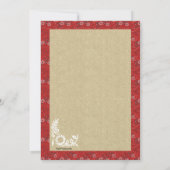 Uitnodiging voor Bandana Wedding (Achterkant)