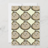 Uitnodiging voor Bao Dumpling-verjaardagsfeestje (Achterkant)