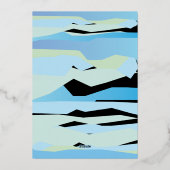 Uitnodiging voor Bar/Bat Mitzvah met goud folie (Achterkant)