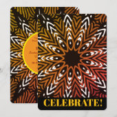 Uitnodiging voor Bar Mitswa (Voorkant / Achterkant)