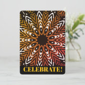 Uitnodiging voor Bar Mitzvah (Staand voorkant)