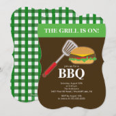 Uitnodiging voor barbecuefeesten (Voorkant / Achterkant)