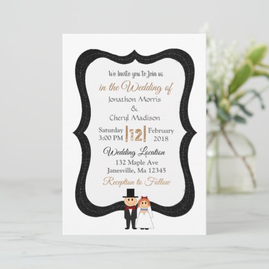 Uitnodiging voor barbecues en brouwerijen (Staand voorkant)