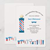 Uitnodiging voor Barber Shop Elements (Voorkant / Achterkant)