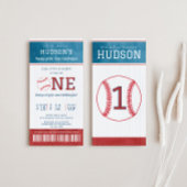 Uitnodiging voor Baseball Rookie 1e verjaardag