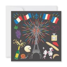 Uitnodiging voor Bastille Day Feest