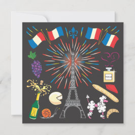 Uitnodiging voor Bastille Day Feest