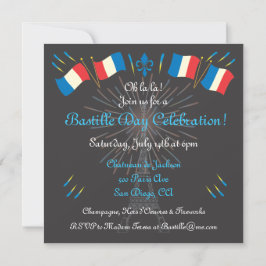 Uitnodiging voor Bastille Day Feest