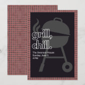 Uitnodiging voor BBQ (Voorkant / Achterkant)
