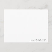 uitnodiging voor bbq briefkaart (Achterkant)