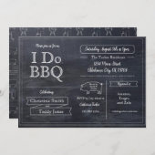 Uitnodiging voor BBQ-Picknick (Voorkant / Achterkant)