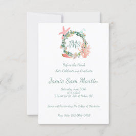 Uitnodiging voor Beach Graduation Party | aankondi