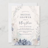 Uitnodiging voor Beach Ocean Bridal Shower (Voorkant)