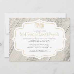 Uitnodiging voor beach Sand Dollar Bridal Shower
