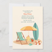 Uitnodiging voor Beachside Party (Voorkant)
