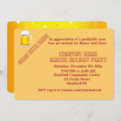 Uitnodiging voor bedrijfsfeest (Voorkant / Achterkant)