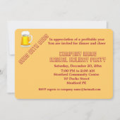 Uitnodiging voor bedrijfsfeest (Voorkant)