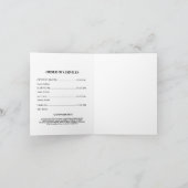 Uitnodiging voor begrafenis Viering van het Bloeml (Binnen)