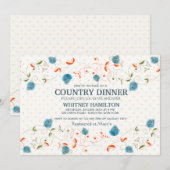 Uitnodiging voor Berry Border (Voorkant / Achterkant)