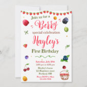 Uitnodiging voor Berry-verjaardag (Voorkant)