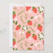 Uitnodiging voor Berry's eerste verjaardag (Achterkant)