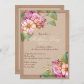 Uitnodiging voor bessen en bloesems (Voorkant / Achterkant)