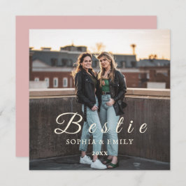 Uitnodiging voor beste vrienden collage foto - Nam