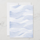 Uitnodiging voor bestemmings-bruiloft - Oceaangolv (Achterkant)