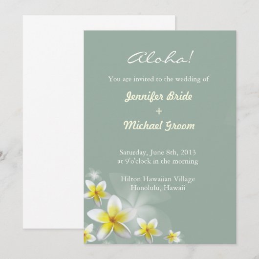 Uitnodiging voor bestemmingsweddenschappen (Voorkant / Achterkant)